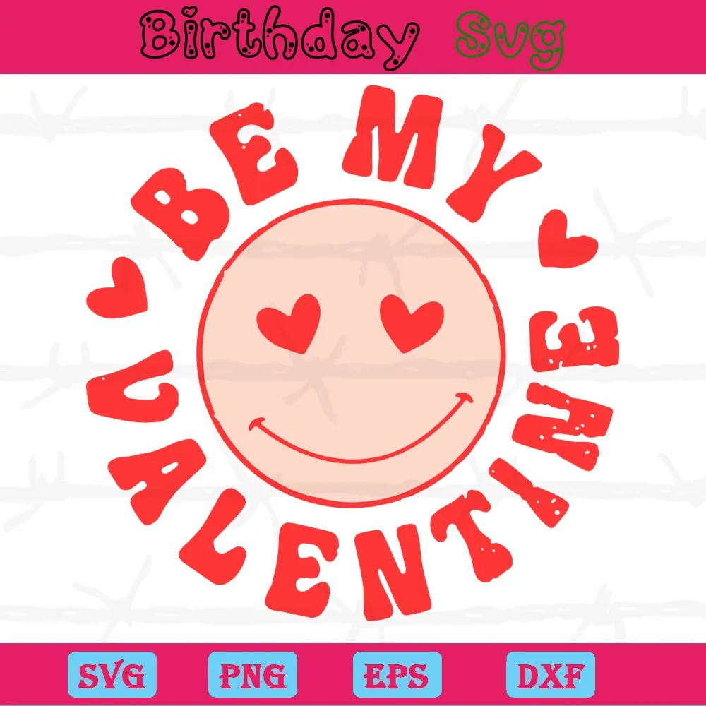 Be My Valentine Clipart, Svg Png Dxf Eps Designs Download Invert