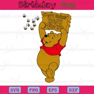 Clipart Winnie The Pooh, Svg Png Dxf Eps Designs Download