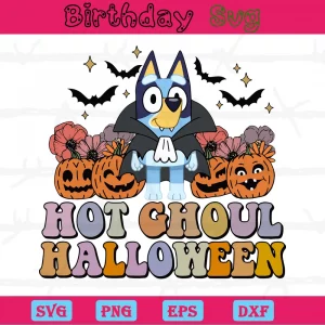 Hot Ghoul Halloween Transparent Background Bluey Png
