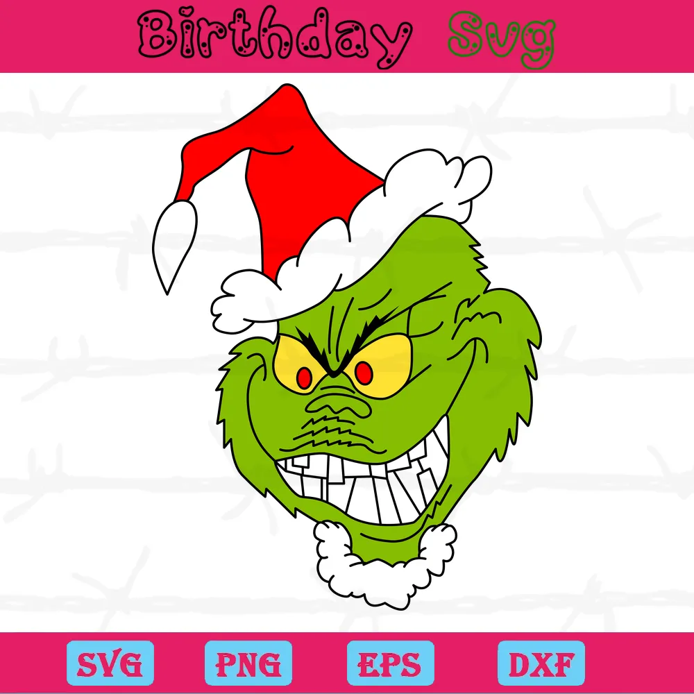 How The Grinch Stole Christmas Clipart, Vector Svg
