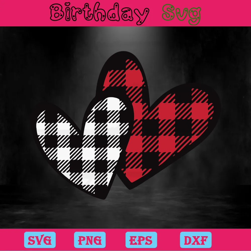 Leopard Heart Valentine Clipart, Downloadable Files Invert