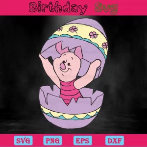 Piglet Clipart Winnie The Pooh, Svg Png Dxf Eps Digital Files