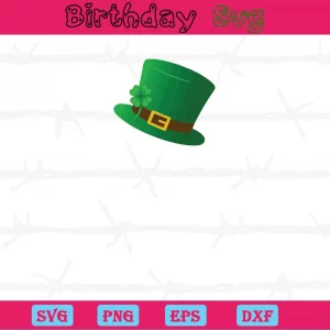 Shenanigan Squad St Patrick'S Day Hat Clipart, Vector Files Invert