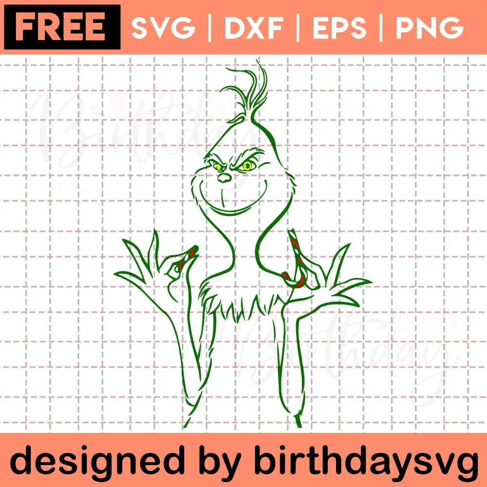 Silhouette Grinch Svg Free