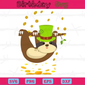 Sloth Funny St Patricks Day, Svg Files For Crafting And Diy Projects