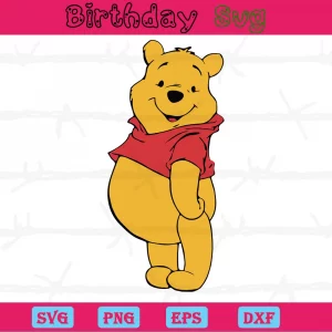 Winnie The Pooh Clipart, Svg Files For Crafting And Diy Projects