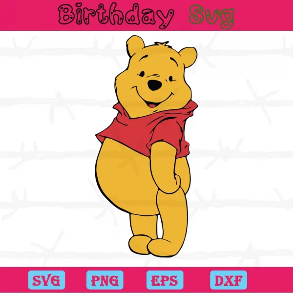 Winnie The Pooh Clipart, Svg Files For Crafting And Diy Projects