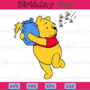 Winnie The Pooh Honey Pot Clipart, Scalable Vector Graphics