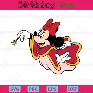 Angel Minnie Mouse Clipart, Svg Png Dxf Eps