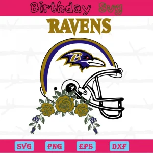 Baltimore Ravens Helmet Png, Graphic Design