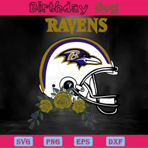 Baltimore Ravens Helmet Png, Graphic Design Invert