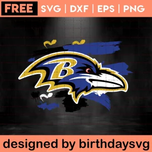 Baltimore Ravens Svg Free Invert