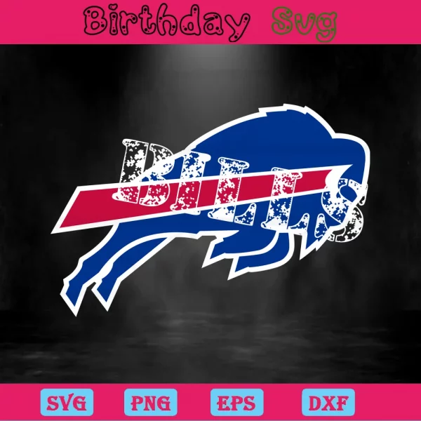 Buffalo Bills Svg Logo, Digital Files Invert