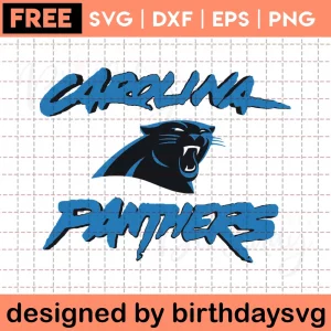 Carolina Panthers Logo, Free Svg Cutting Files For Download