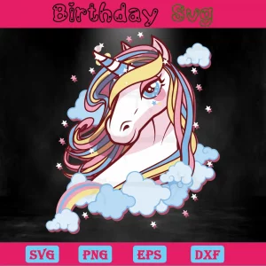 Cool Fresh Clipart Unicorn,Svg Png Dxf Eps Digital Download