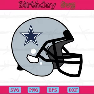 Dallas Cowboys Helmet Clipart, Premium Svg Files