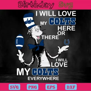 Dr Seuss Indianapolis Colts Logo, Premium Svg Files