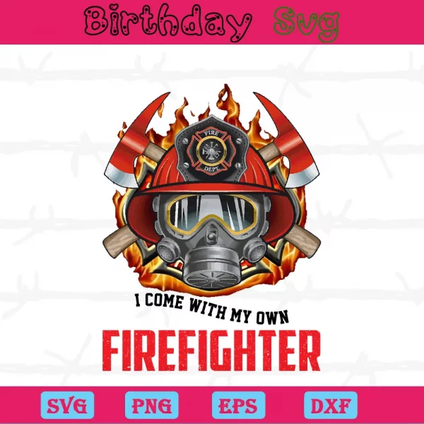 Firefighter Mask Clipart, Svg Png Dxf Eps Cricut