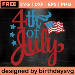 Free 4Th Of July Images Clipart, Premium Svg Files Invert