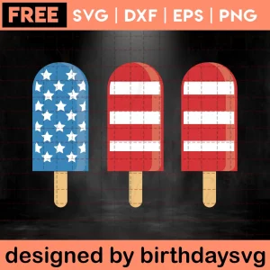 Icream 4Th Of July Free Svg Files