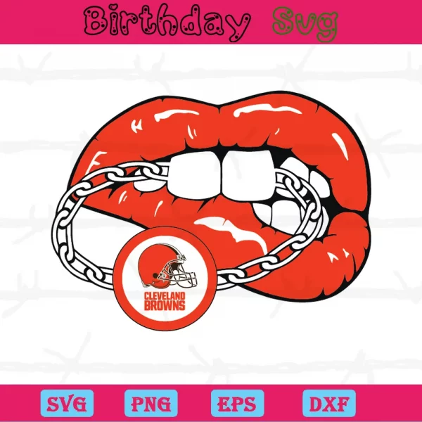 Lips Cleveland Browns Logo Png