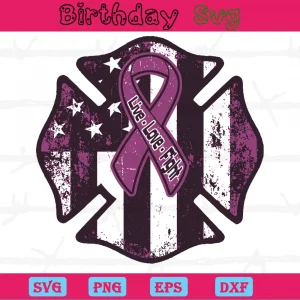 Live Love Fight Breast Cancer Clipart, High-Quality Svg Files