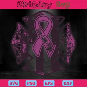 Live Love Fight Breast Cancer Clipart, High-Quality Svg Files Invert
