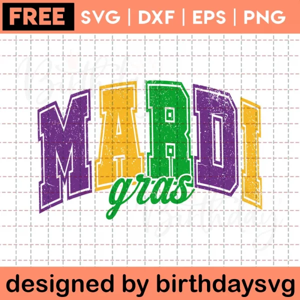 Mardi Gras Beads Svg Free Invert