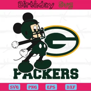 Mickey Mouse Cricut Green Bay Packers Svg