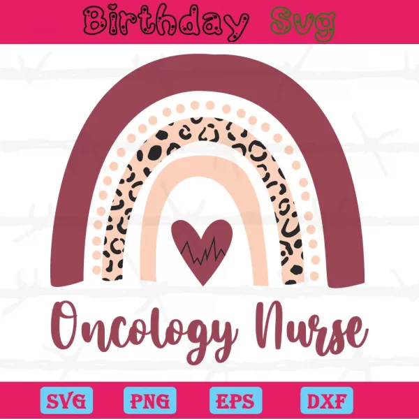 Oncology Nurse, Svg Png Dxf Eps Cricut Silhouette