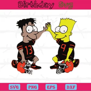 The Simpson Cleveland Browns, Laser Cut Svg Files
