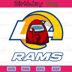 Among Us Los Angeles Rams Logo Svg