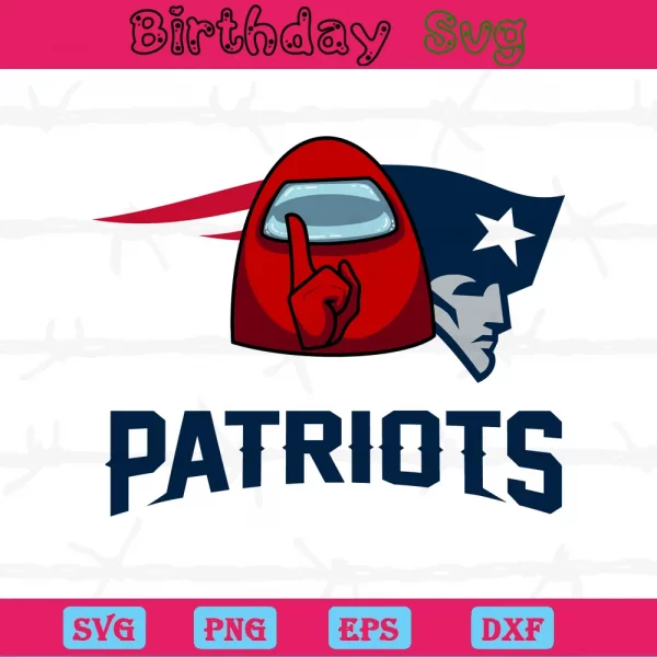 Among Us New England Patriots Logo Svg