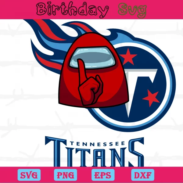Among Us Tennessee Titans Logo Svg