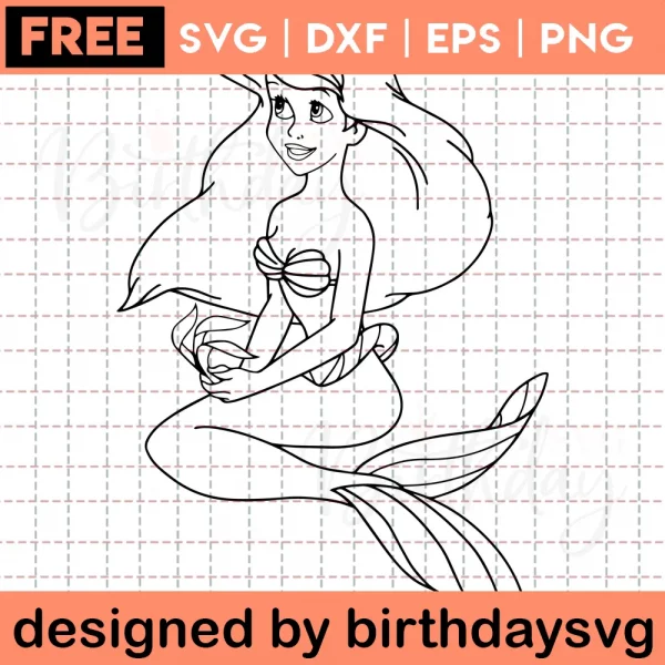 Ariel Clipart Free, High-Quality Svg Files