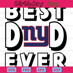 Best Dad Ever New York Giants Svg Free