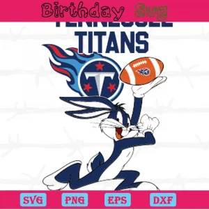 Football Bunny Tennessee Titans Logo Png