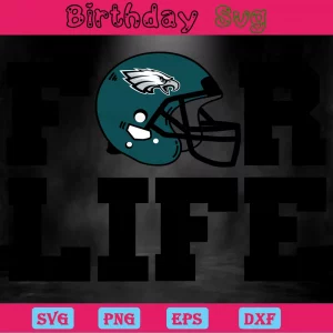 For Life Philadelphia Eagles Png Images Invert