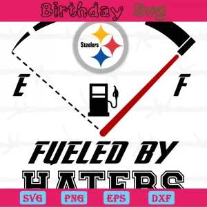 Fueled By Haters Pittsburgh Steelers Png, Downloadable Files