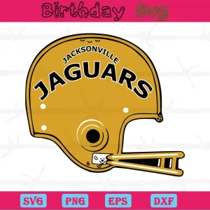 Jacksonville Jaguars Helmet, Transparent Background Files