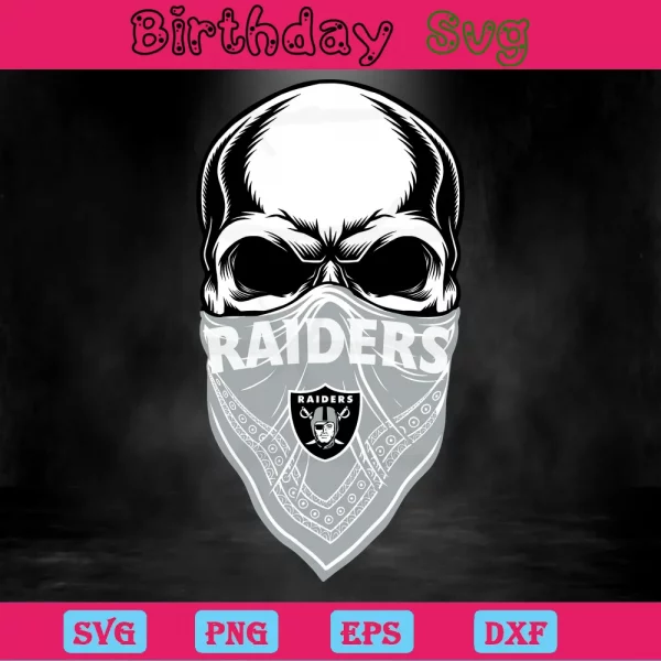 Las Vegas Raiders Skull, Svg Png Dxf Eps Cricut