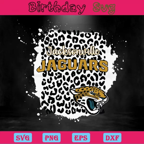 Leopard Spirit Jacksonville Paguars Png, Digital Files Invert