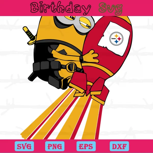 Minions Pittsburgh Steelers Logo Svg