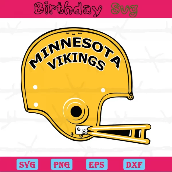 Minnesota Vikings Helmet Png, Downloadable Files