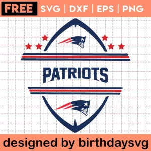 New England Patriots Clipart Free, Premium Svg Files