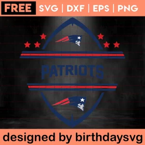 New England Patriots Clipart Free, Premium Svg Files Invert