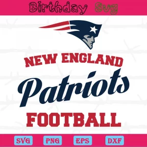 New England Patriots Football, Svg File Formats