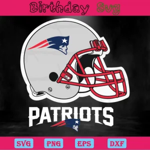 New England Patriots Helmet Clipart, Svg Designs