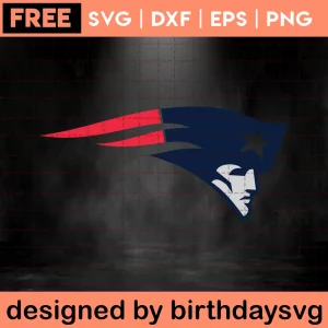 New England Patriots Logo Svg Free Invert