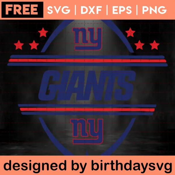 New York Giants Logo Svg Free Invert